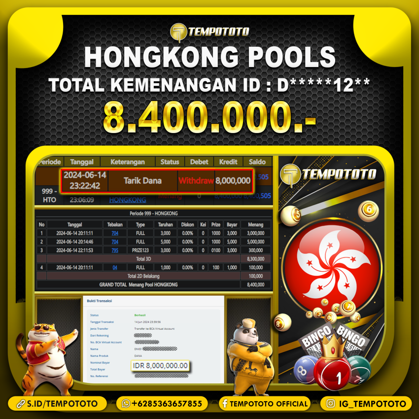 BUKTI JP TEMPOTOTO TOGEL