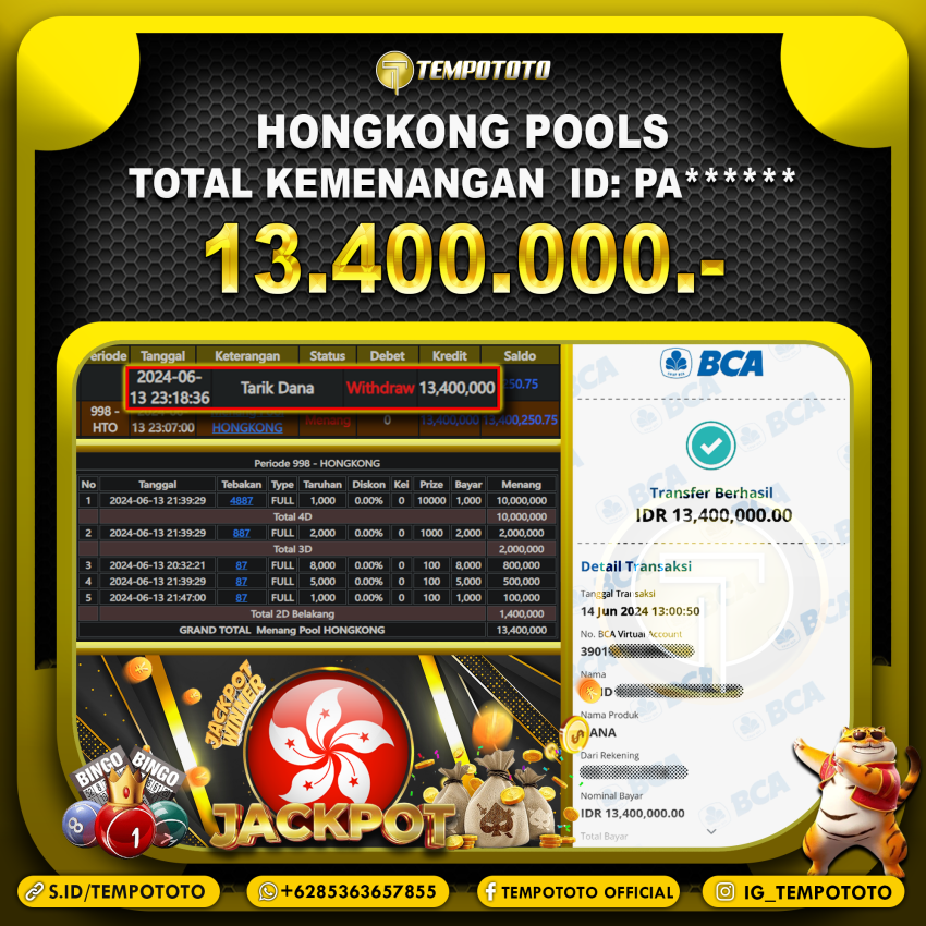 BUKTI JP TEMPOTOTO TOGEL