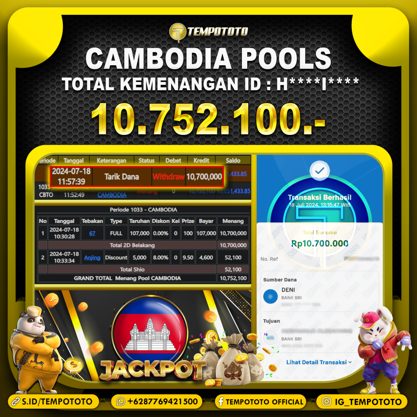 BUKTI JP TEMPOTOTO TOGEL