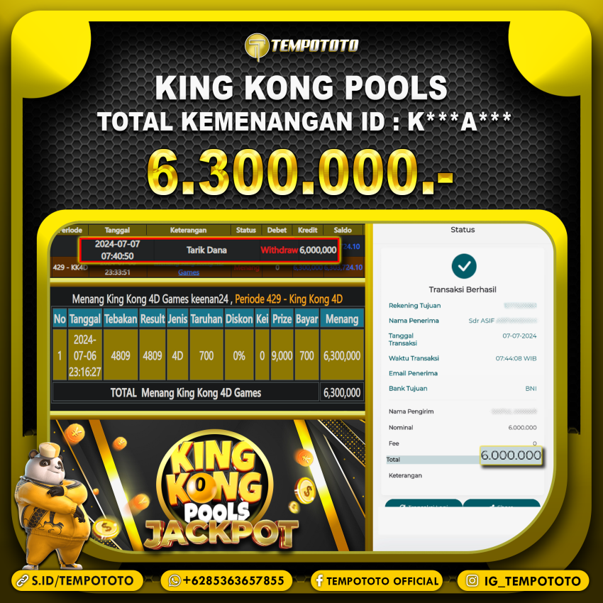 BUKTI JP TEMPOTOTO TOGEL