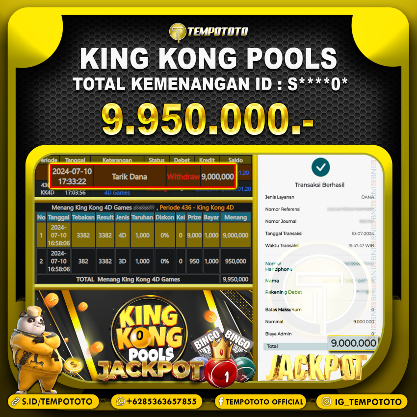 BUKTI JP TEMPOTOTO TOGEL