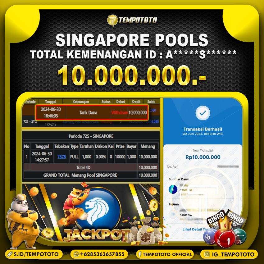 BUKTI JP TEMPOTOTO TOGEL