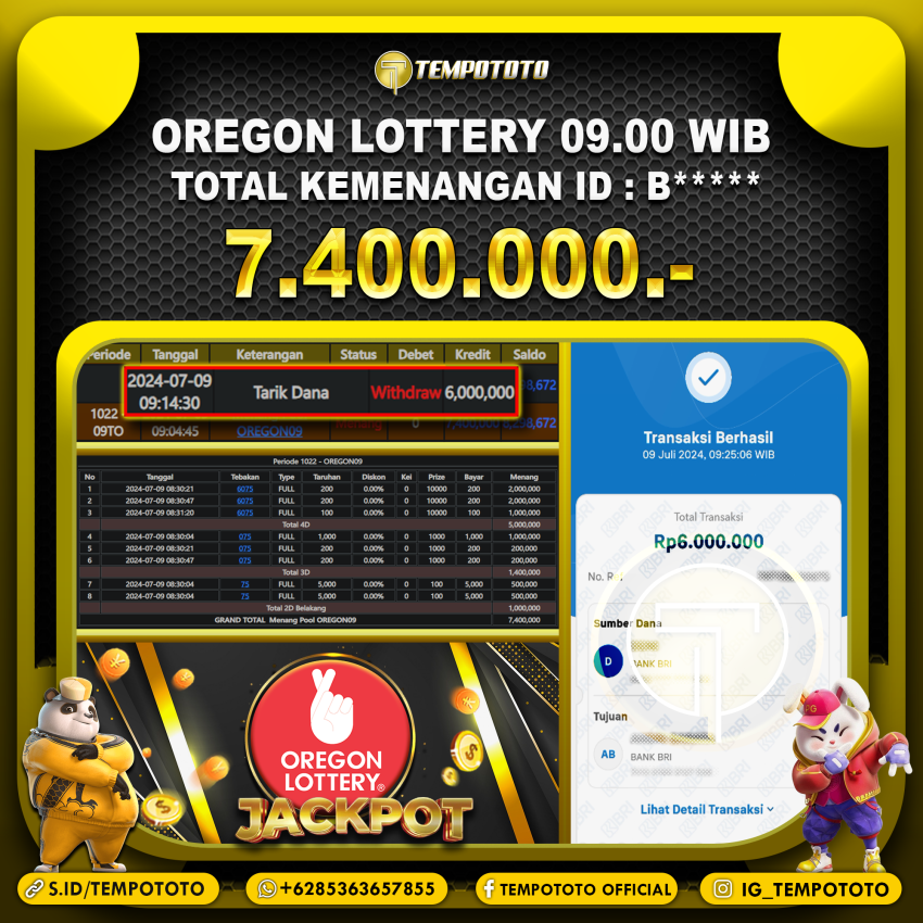 BUKTI JP TEMPOTOTO TOGEL