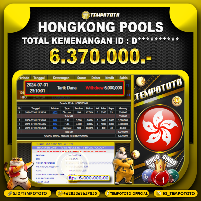 BUKTI JP TEMPOTOTO TOGEL