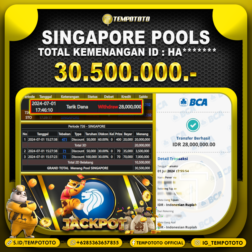 BUKTI JP TEMPOTOTO TOGEL