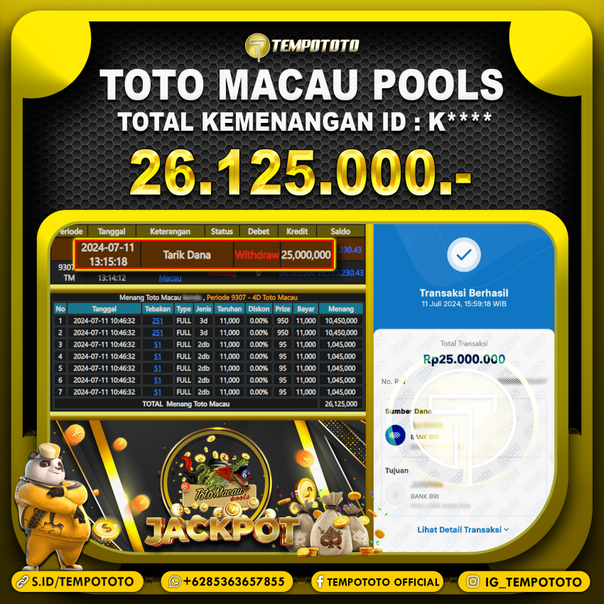 BUKTI JP TEMPOTOTO TOGEL