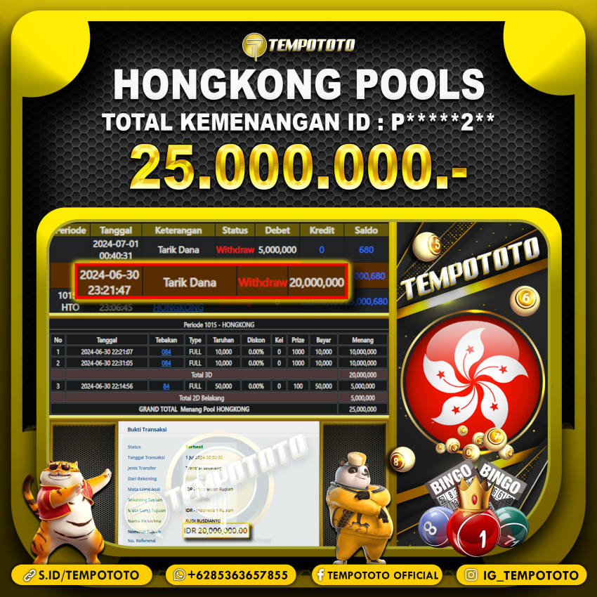 BUKTI JP TEMPOTOTO TOGEL