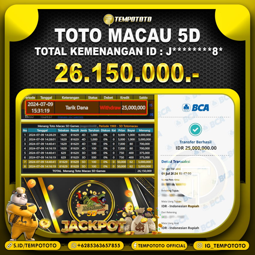 BUKTI JP TEMPOTOTO TOGEL