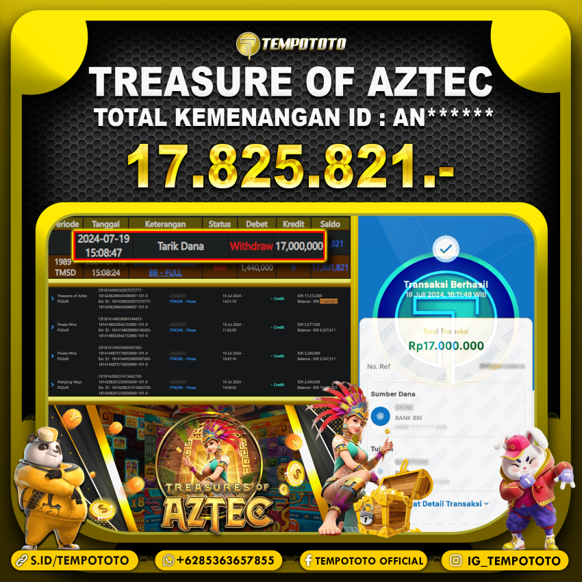 BUKTI JACKPOT TEMPOTOTO SLOT