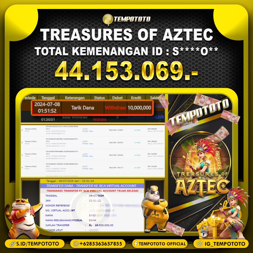 BUKTI JACKPOT TEMPOTOTO SLOT