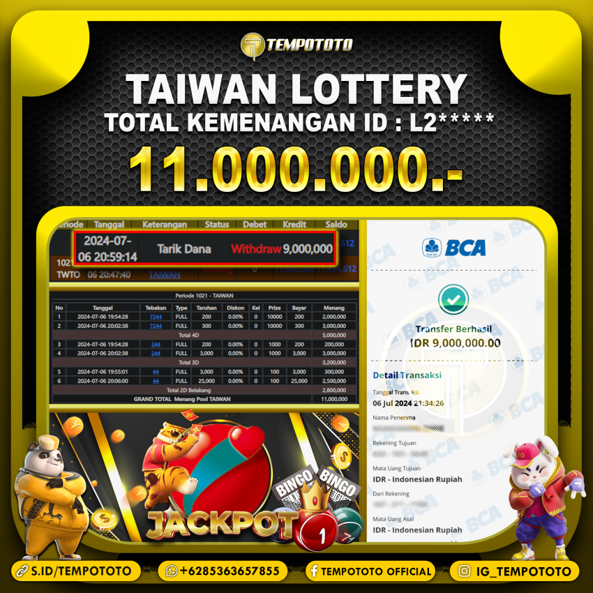 BUKTI JP TEMPOTOTO TOGEL