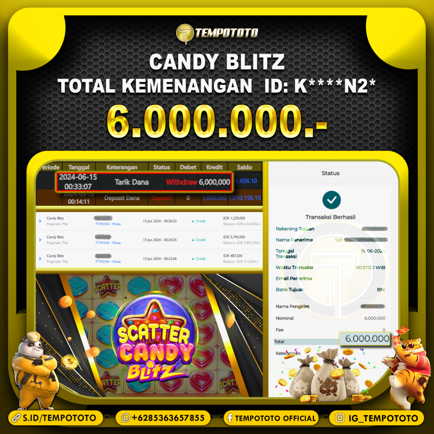 BUKTI JACKPOT TEMPOTOTO SLOT