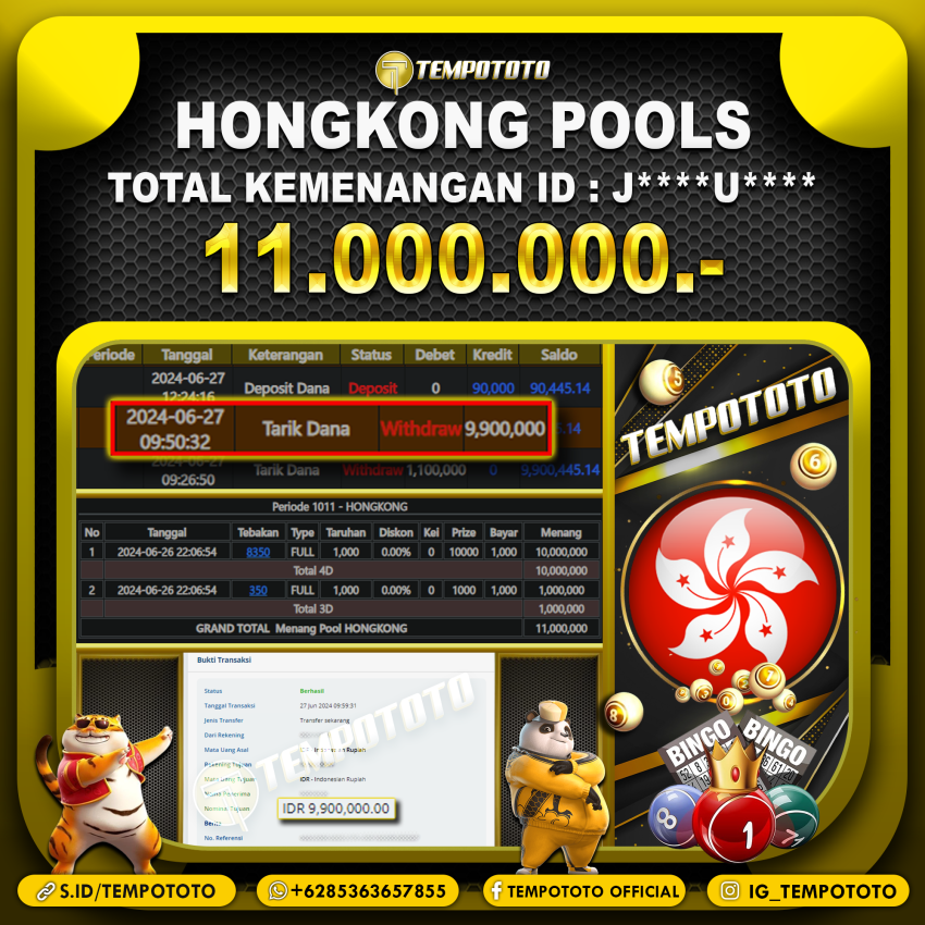 BUKTI JP TEMPOTOTO TOGEL