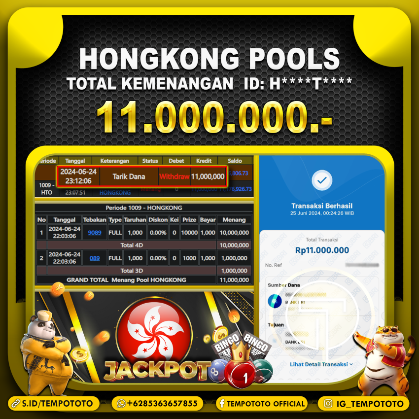 BUKTI JP TEMPOTOTO TOGEL