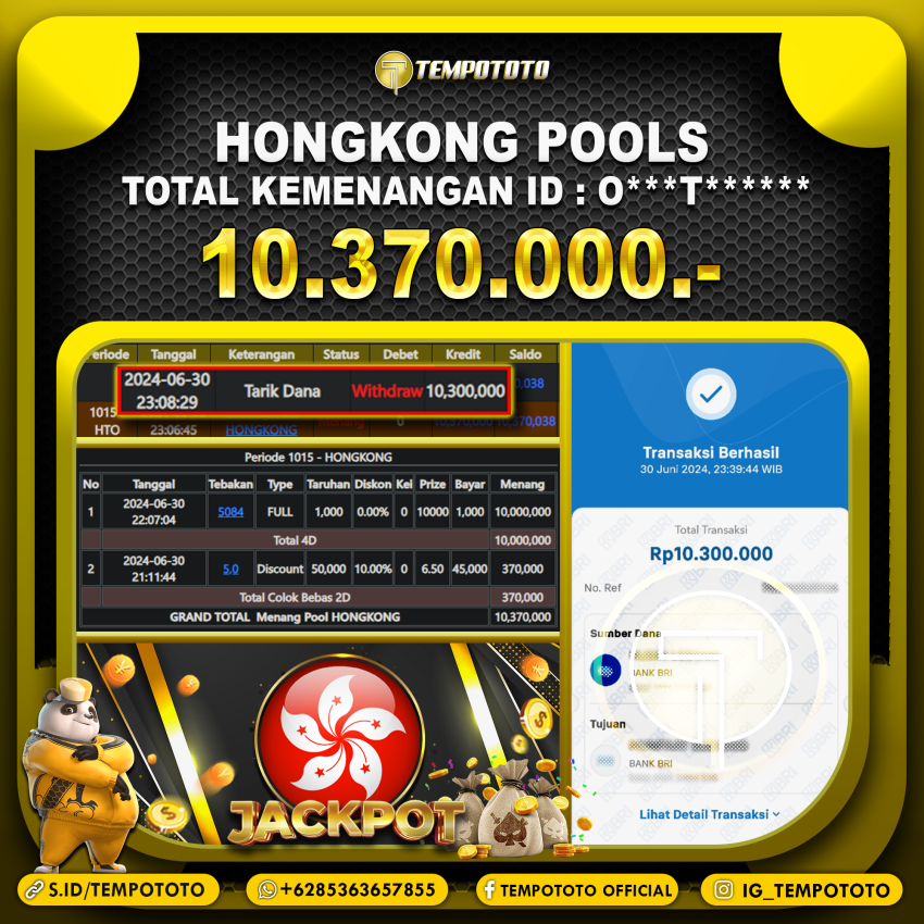 BUKTI JP TEMPOTOTO TOGEL