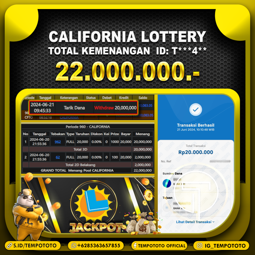 BUKTI JP TEMPOTOTO TOGEL