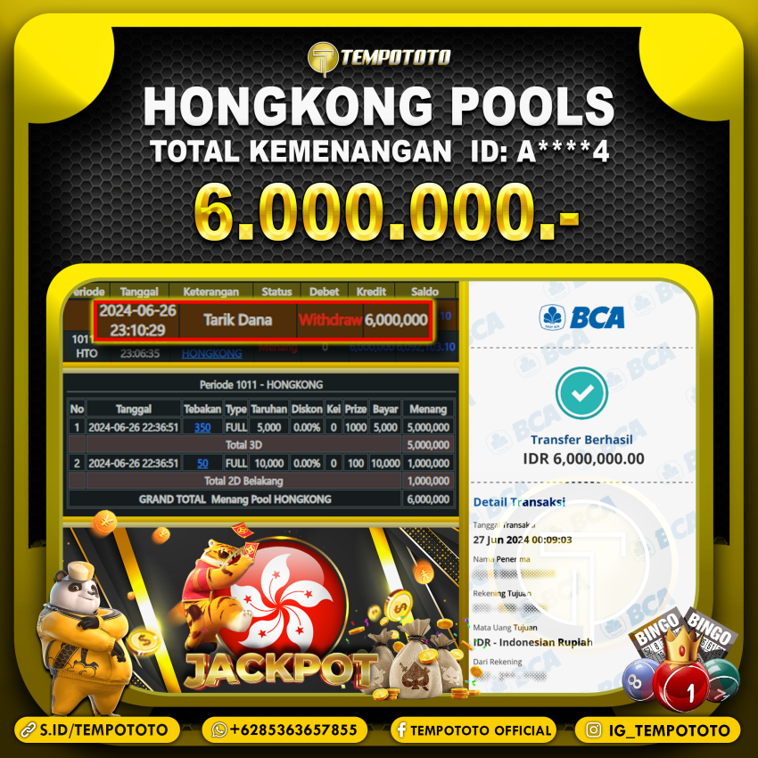 BUKTI JP TEMPOTOTO TOGEL