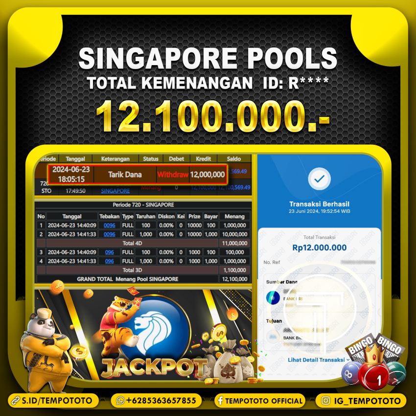 BUKTI JP TEMPOTOTO TOGEL