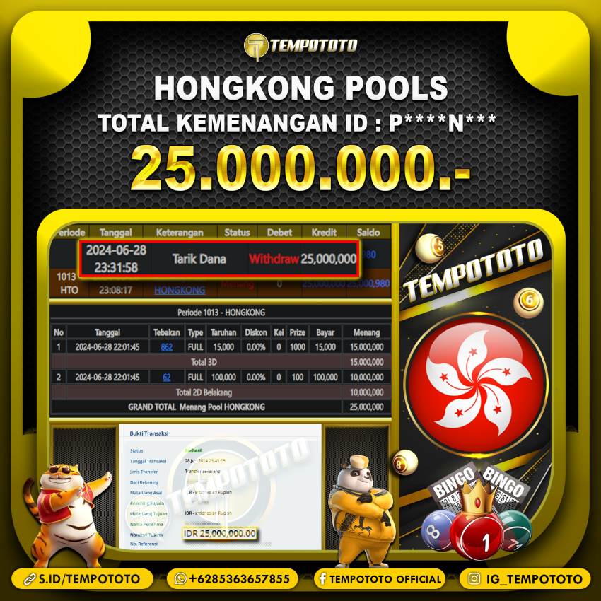 BUKTI JP TEMPOTOTO TOGEL