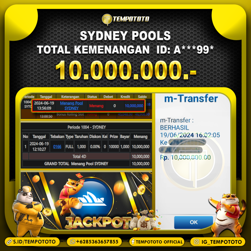 BUKTI JP TEMPOTOTO TOGEL