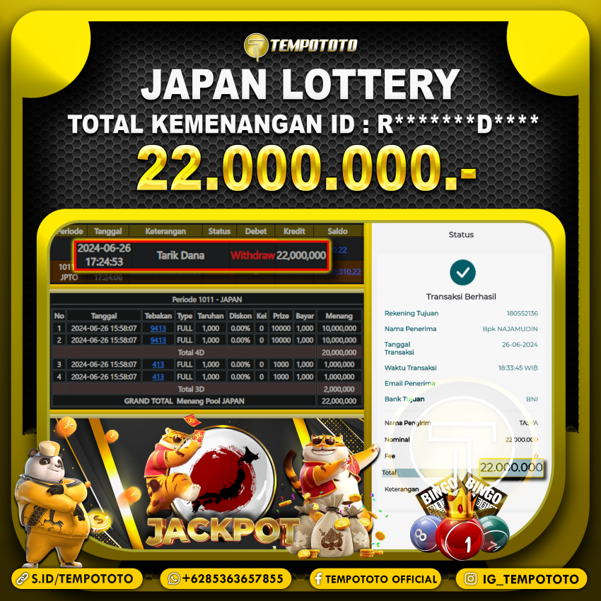 BUKTI JP TEMPOTOTO TOGEL