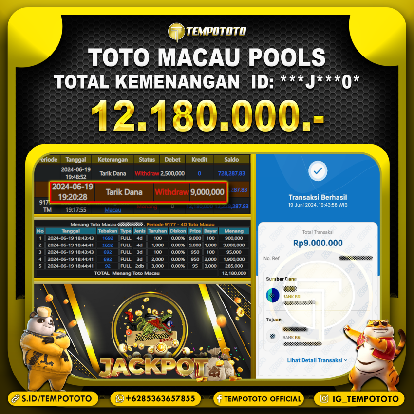 BUKTI JP TEMPOTOTO TOGEL