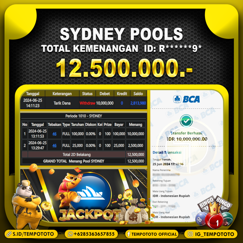 BUKTI JP TEMPOTOTO TOGEL