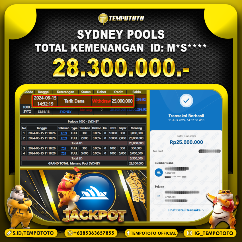 BUKTI JP TEMPOTOTO TOGEL