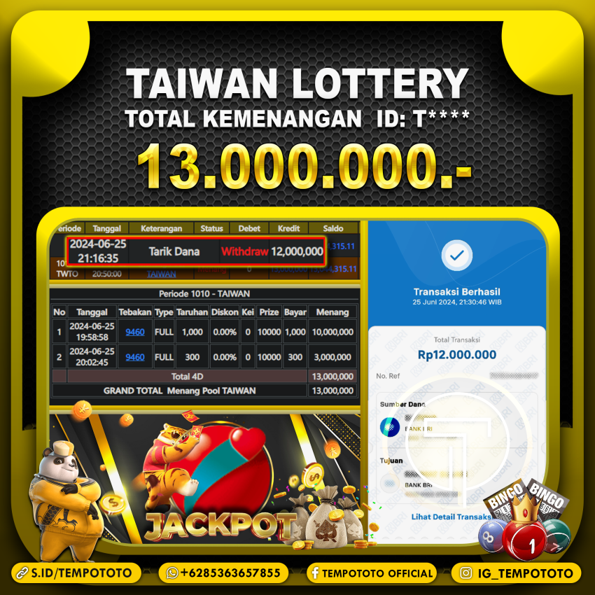 BUKTI JP TEMPOTOTO TOGEL