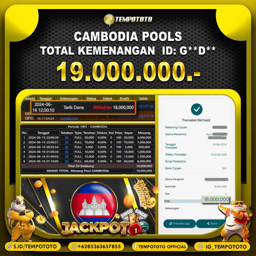 BUKTI JP TEMPOTOTO TOGEL