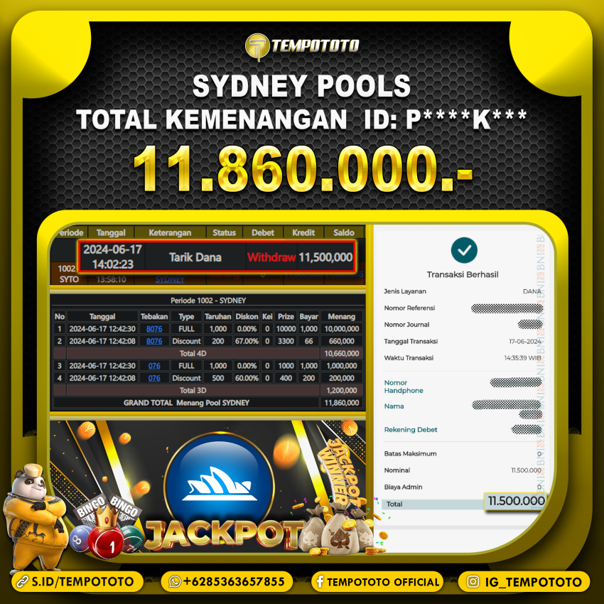 BUKTI JP TEMPOTOTO TOGEL