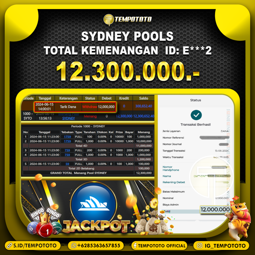 BUKTI JP TEMPOTOTO TOGEL