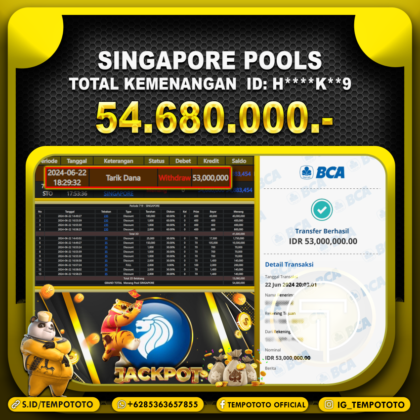 BUKTI JP TEMPOTOTO TOGEL