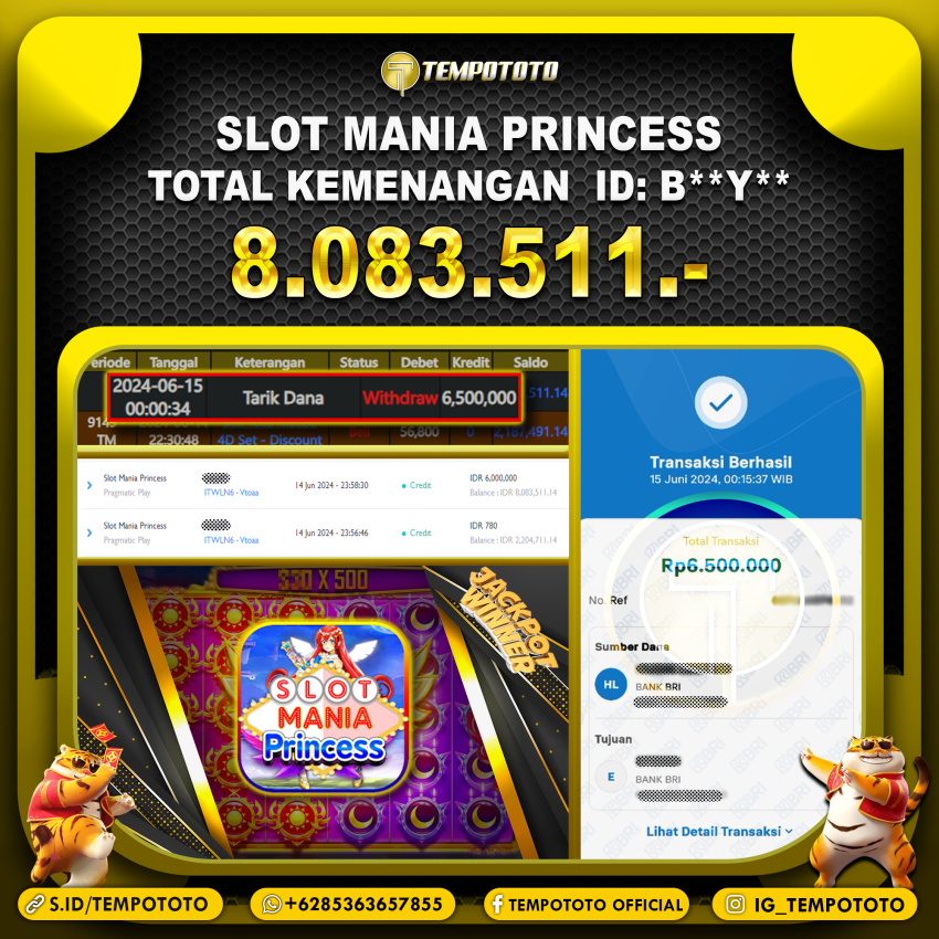 BUKTI JACKPOT TEMPOTOTO SLOT