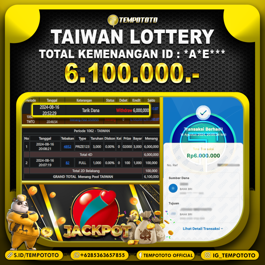 BUKTI JP TEMPOTOTO TOGEL