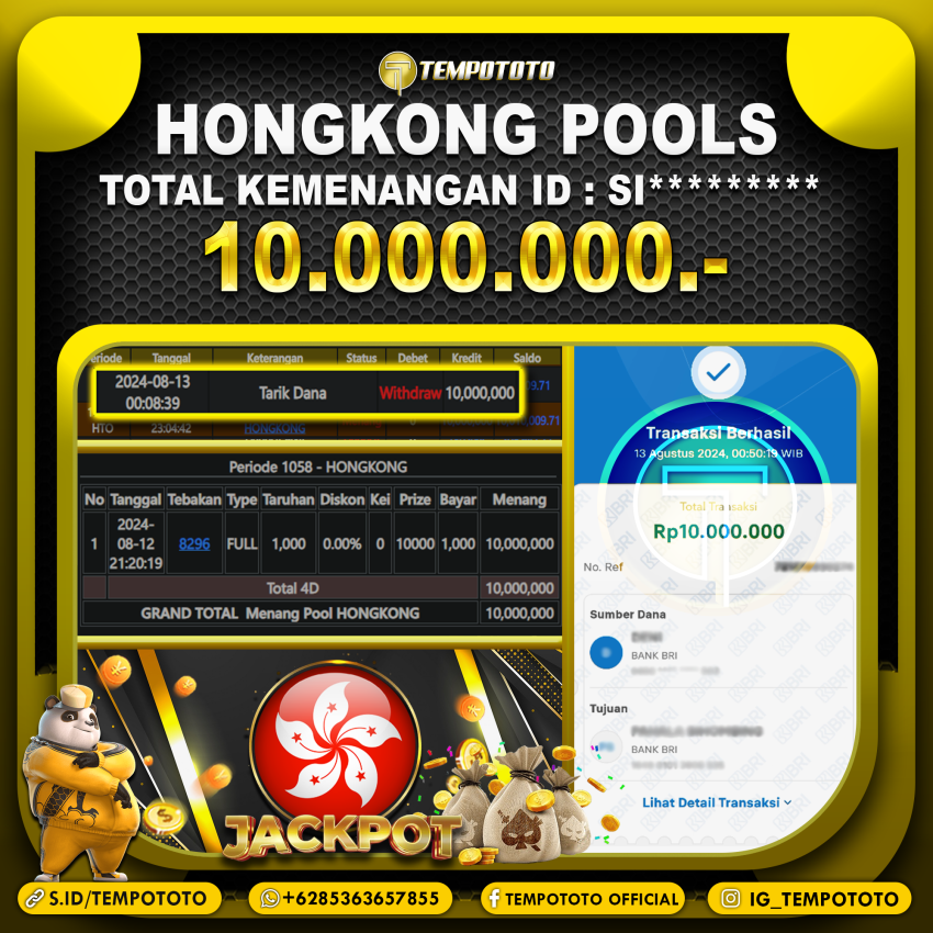 BUKTI JP TEMPOTOTO TOGEL