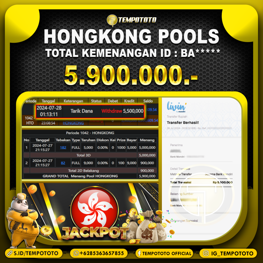 BUKTI JP TEMPOTOTO TOGEL