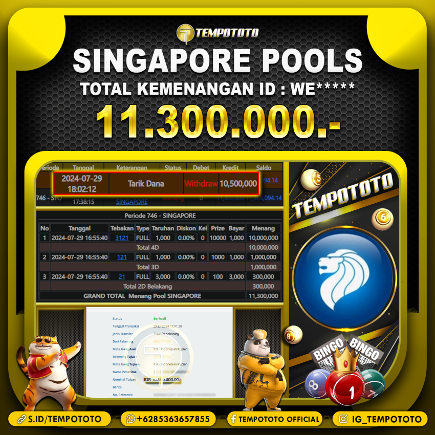 BUKTI JP TEMPOTOTO TOGEL