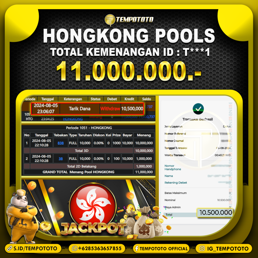 BUKTI JP TEMPOTOTO TOGEL