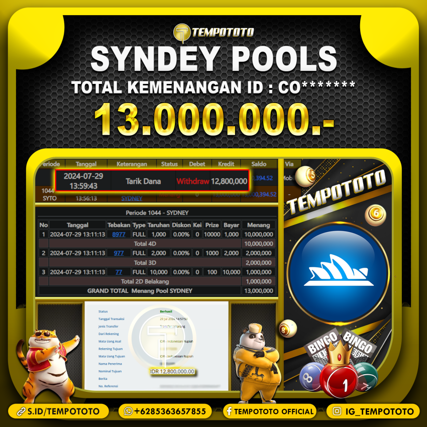 BUKTI JP TEMPOTOTO TOGEL