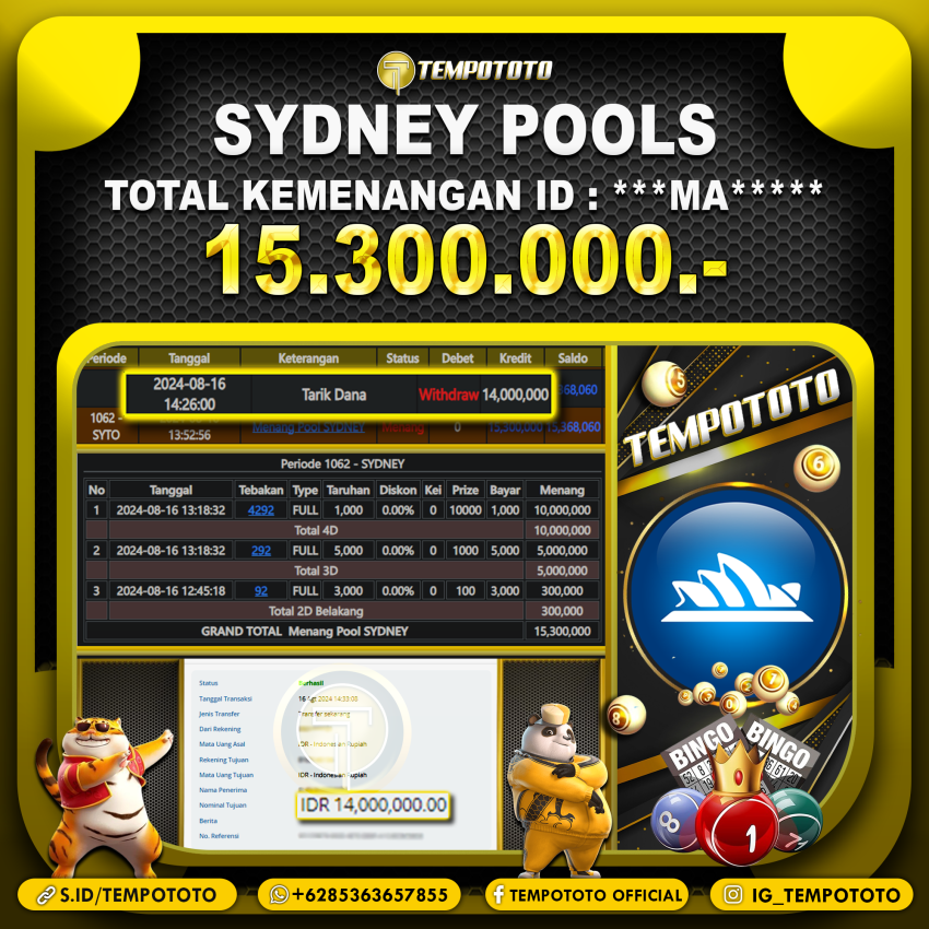 BUKTI JP TEMPOTOTO TOGEL