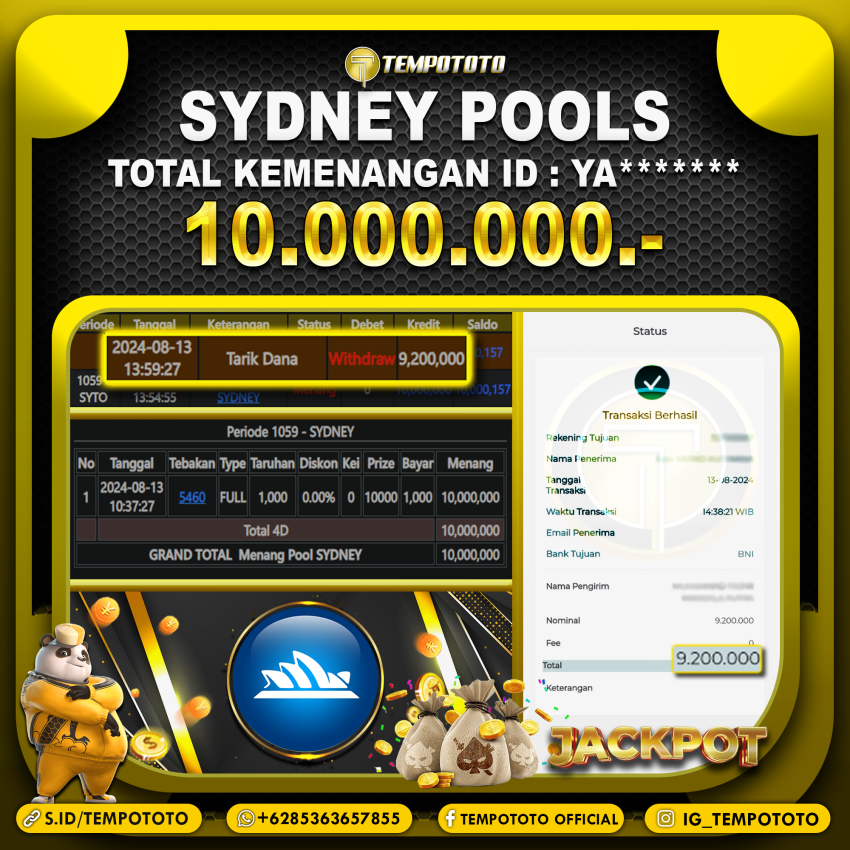 BUKTI JP TEMPOTOTO TOGEL