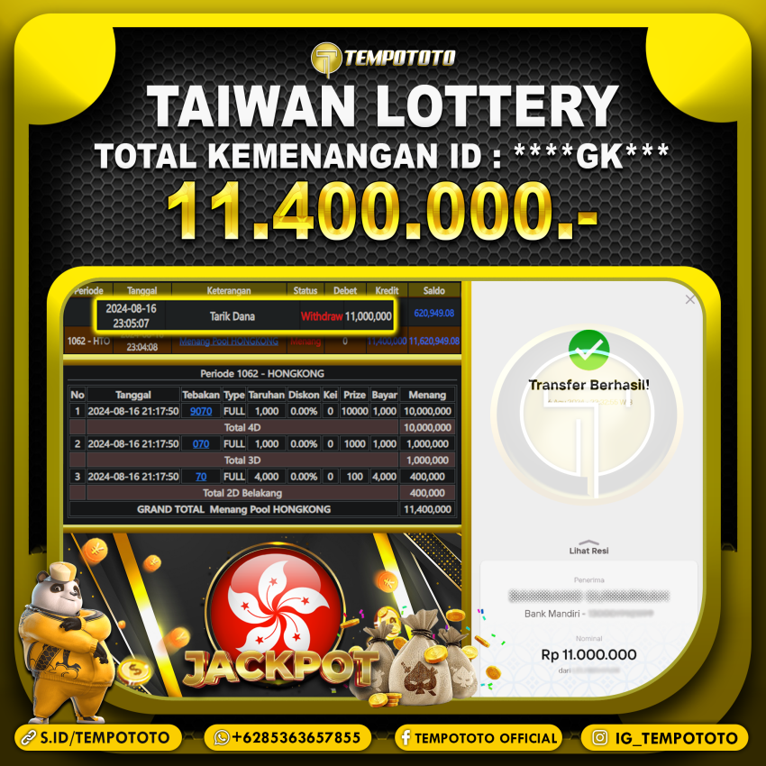 BUKTI JP TEMPOTOTO TOGEL