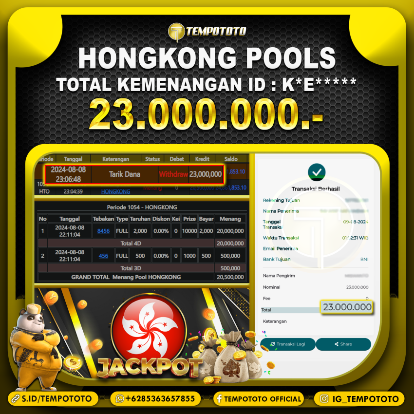 BUKTI JP TEMPOTOTO TOGEL