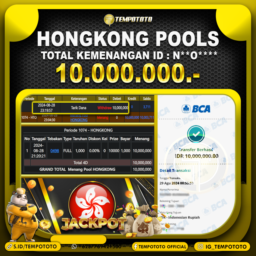 BUKTI JP TEMPOTOTO TOGEL