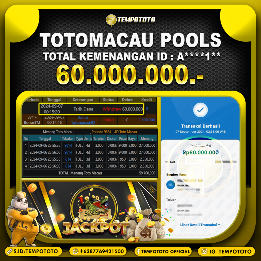 BUKTI JP TEMPOTOTO TOGEL