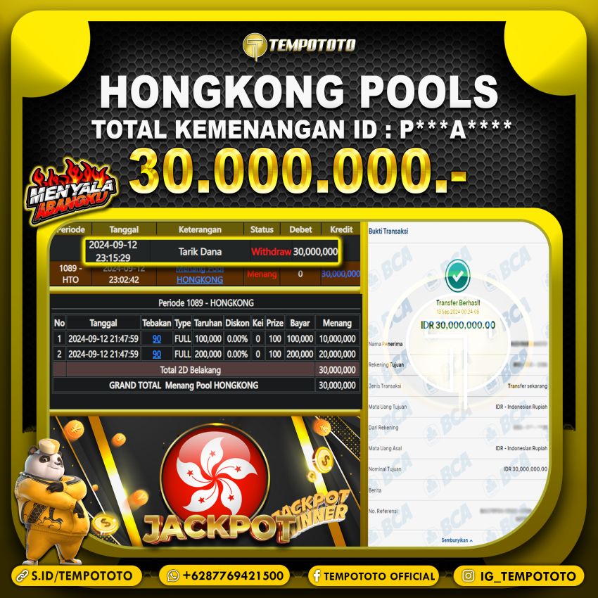 BUKTI JP TEMPOTOTO TOGEL