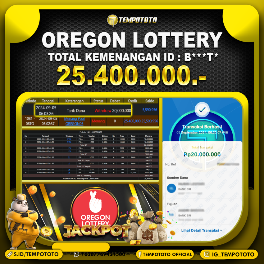 BUKTI JP TEMPOTOTO TOGEL