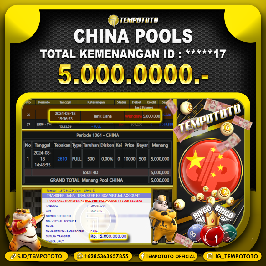 BUKTI JP TEMPOTOTO TOGEL