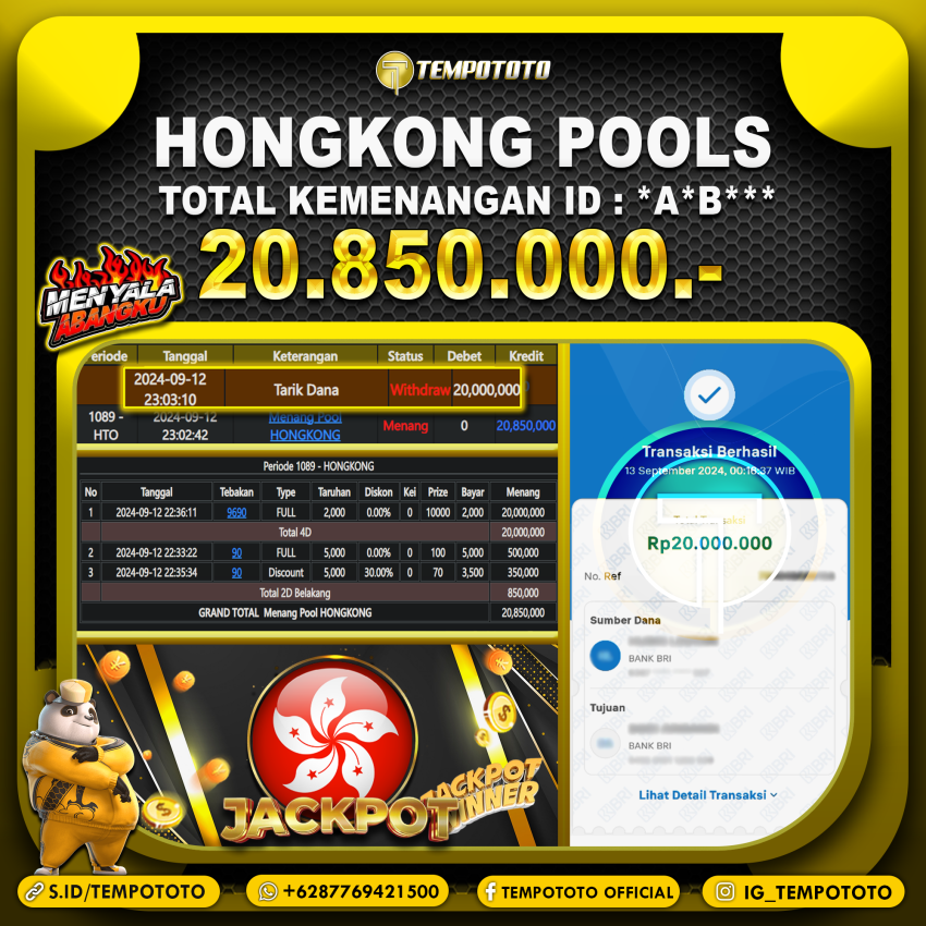 BUKTI JP TEMPOTOTO TOGEL